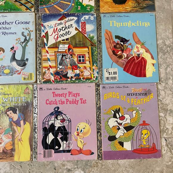 A Little Golden Book Collection Mixed Lot of 12 Books Mother Goose Thumbelina - Picture 3 of 7